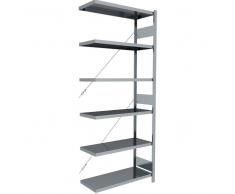 C+P Anbau-Steckregal, b100cmxt40cmxh250cm