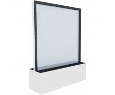 C+P Mobile Glas-Wasserwand, b120xt40xh163cm