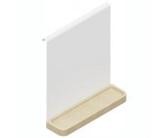 5040 Magnettafel mit Stiftablage aus Holz für Organisationsstreifen, b17xt4,5xh20cm