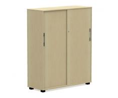 WORK 4-OH Schiebetürenschrank, Aktenschrank, 100cm breit