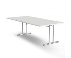 ARTLINE Schreibtisch, Konferenztisch mit T-Fuss-Gestell b200xt100cm