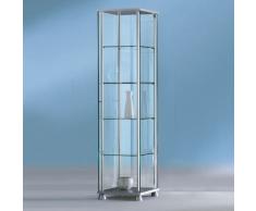 FORUM Glasvitrine mit Flügeltür b43xt43xh176cm