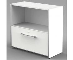 LUGANO Sideboard mit 1 Hängeregisterschublade 2-OH, 80cm breit
