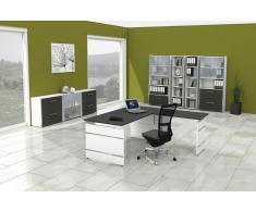 FORM 4 Büromöbel Set, 1 Arbeitsplatz 450x550