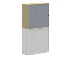 EXPERT 3-OH Aufsatz-Querrollladenschrank, Aktenschrank, 120cm breit