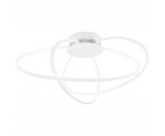ESTIA LED-Deckenleuchte, matt weiss, 17242202