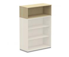 WORK 1-OH Aufsatz-Regalschrank, Aktenregal, 100cm breit