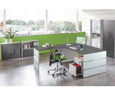 LUGANO Büromöbel Set, 1 Arbeitsplatz 450x550