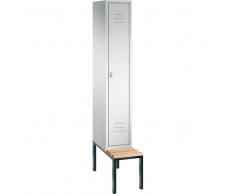C+P Garderobenschrank mit untergebauter Sitzbank, b32xt50xh209cm