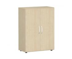 GERAMÖBEL FLEX 3-OH Flügeltürenschrank, 80cm breit