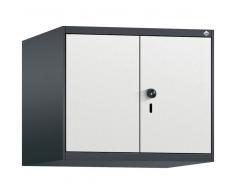 C+P Aufsatzschrank mit zueinanderschlagenden Türen, 2 Abteil, b60xt50xh50cm