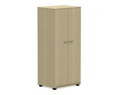WORK 5-OH Garderobenschrank mit Flügeltüren, 80cm breit/60cm tief