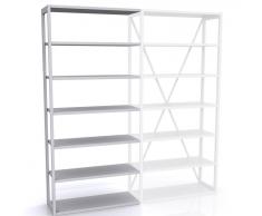 BISLEY SYSTEM Anbauregal 6-OH, b80xt40xh219cm