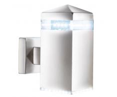 85214 LED-Aussenleuchte, Edelstahl, Quadrat-Form