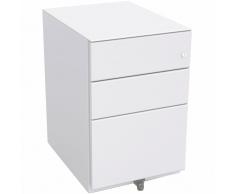 BISLEY OBA Rollcontainer 80% Auszug, 2 Schubladen 15cm, 1 HR-Schublade, 56cm tief