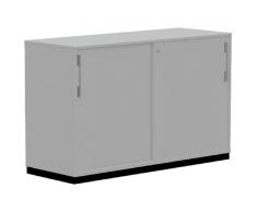 WORK 2-OH Schiebetürenschrank, Aktenschrank, 120cm