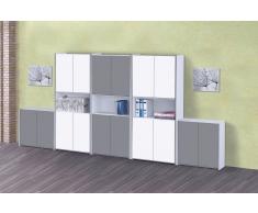 FRESH Büromöbel-Set Schrankwand b400x200cm