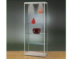 MPC Glasvitrine mit seitlichen Türen und LED-Beleuchtung, b80xt40xh200cm