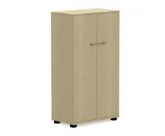 WORK 4-OH Flügeltürenschrank, Aktenschrank, 80cm breit