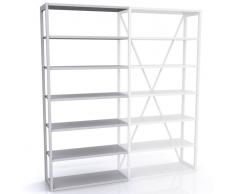 BISLEY SYSTEM Anbauregal 6-OH, b80xt30xh219cm