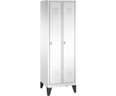 C+P Garderobenschrank mit 2 Abteil, b61xt50xh185cm