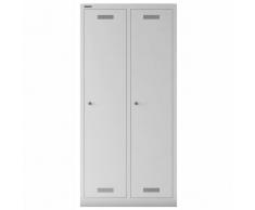 BISLEY MONO BLOC Kleiderspind mit 2 Abteil, b81xt50xh170cm