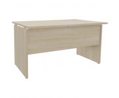 TREND PUR Schreibtisch mit Wangengestell, rechteckig, 140x80cm