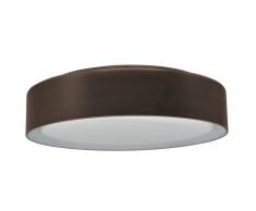 40138 LED-Deckenleuchte, 47cm, braun, Metall-Schirm, LED Modul 24W