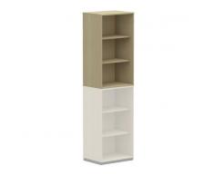 WORK 3-OH Aufsatz-Regalschrank, Aktenregal, 60cm breit