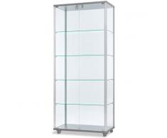 IDEA Glasvitrine mit Flügeltüren b78xt41,7xh183cm