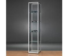 WMS Glasvitrine mit Flügeltür b40xt40xh198,4cm