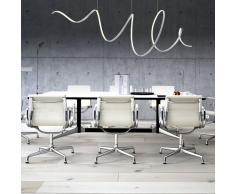 SHINE 9 LED-Pendelleuchte, silber, dimmbar und Farbtemperatur wechselbar