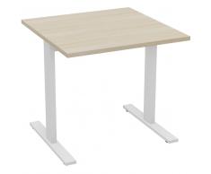 TREND PUR Schreibtisch mit T-Fuß-Gestell, rechteckig, 80x80cm