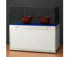 TGV Tischvitrine mit Glashaube und Sockel b100-150xt60xh112cm