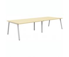 5040 Konferenztisch mit A-Fuß-Metallgestell, b360xt120xh74cm