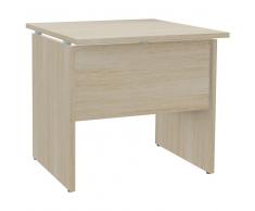 TREND PUR Schreibtisch mit Wangengestell, rechteckig, 80x80cm