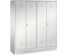 C+P Garderobenschrank mit zueinanderschlagenden Türen und Sockel, b159xt50xh180cm
