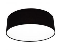 40080 LED-Deckenleuchte, 39cm, schwarz, Textil-Schirm, LED Modul 24W