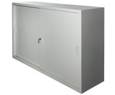 JOKER 3-OH Schiebetürenschrank aus Metall, b120xt45xh109cm