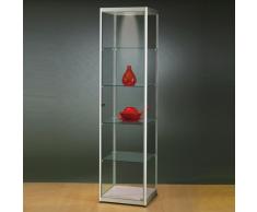 MPC Glasvitrine mit Flügeltür und LED-Beleuchtung, b50xt50xh200cm