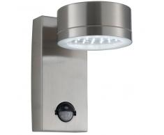 85217 LED-Aussenleuchte, Edelstahl, Bewegungsmelder