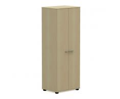 WORK 6-OH Garderobenschrank mit Flügeltüren, 80cm breit/60cm tief