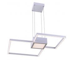 ARMONIA LED-Pendelleuchte, weiss Stahl Polycarbonat