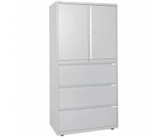 BISLEY SYSTEM FILE Hängeregisterschrank mit Flügeltüren, 100cm breit, 2-OH