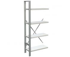 KERKMANN STATUS Magazin-Regal, 180cm hoch und 75cm breit