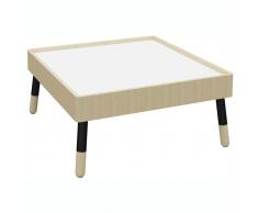 TEPEE Loungetisch mit 4-Fuß-Gestell, b75xt75xh35cm