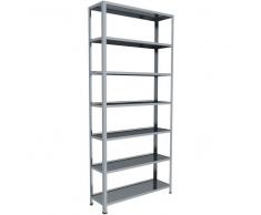 C+P Grund-Ordner- Schraubregale einseitig und verzinkt, b100xt30xh220cm