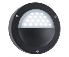 85242 LED-Aussenleuchte, schwarz, Aluminium, Kreis-Form