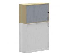 EXPERT 2-OH Aufsatz-Querrollladenschrank, Aktenschrank, 120cm breit