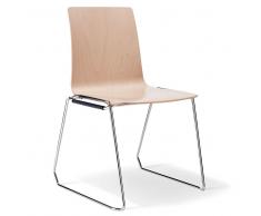 giroflex 151-2508 Stapelstuhl mit Holzschale